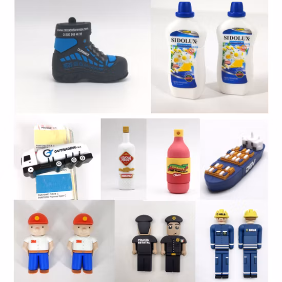 32GB 64GB 128GB Cassettle PVC USB2.0/3.0 Pen Drive Venta al por mayor Unidad flash USB personalizada 8GB Disco USB 2GB USB Stick