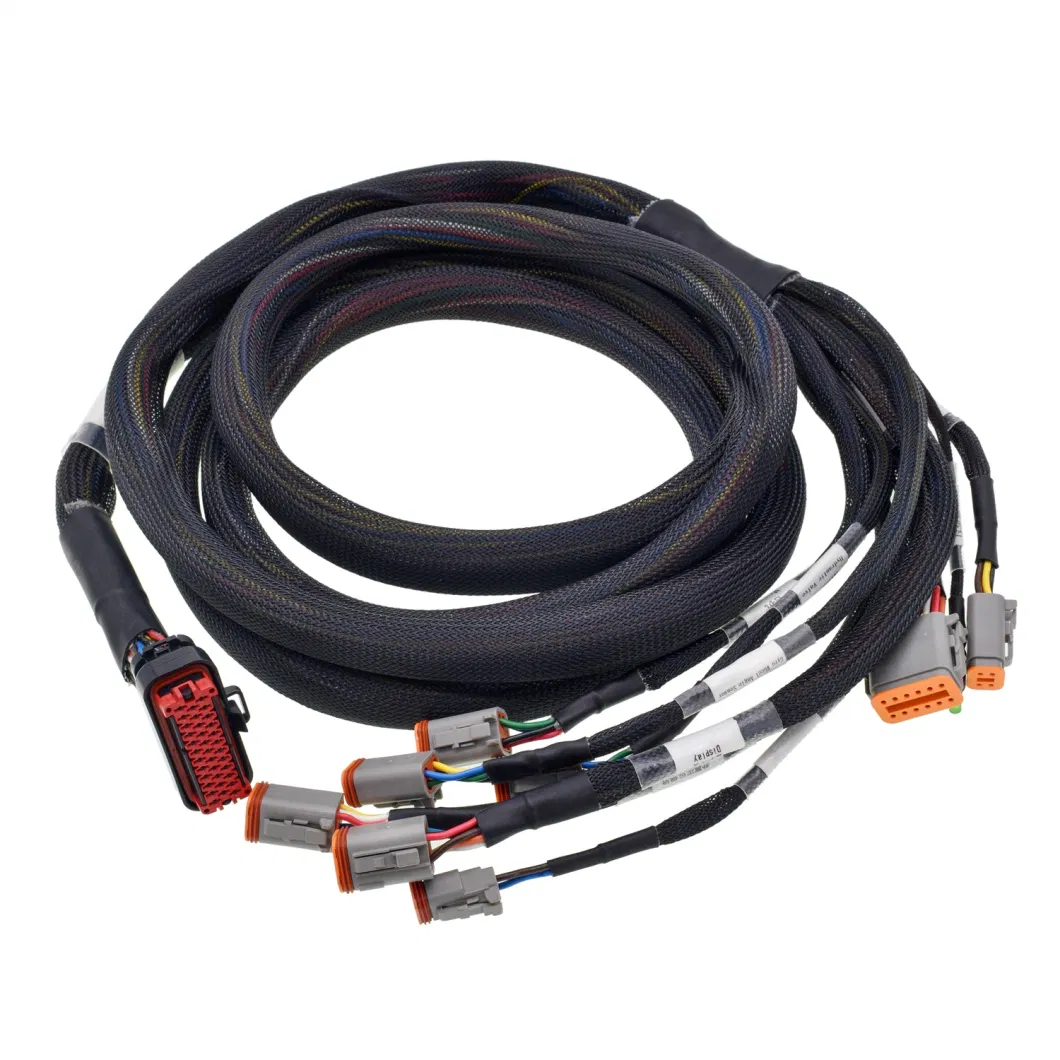 Customized IP65/IP67 PVC Sheath USB/HDMI/dB/OBD/DVI/VGA Connector M5/8/12 Waterproof Multimedia Backup Storage Cable